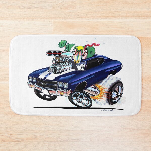 Item preview, Vince Crain MONSTER MUSCLE blue 1970 SS designed and sold by vincecrain.