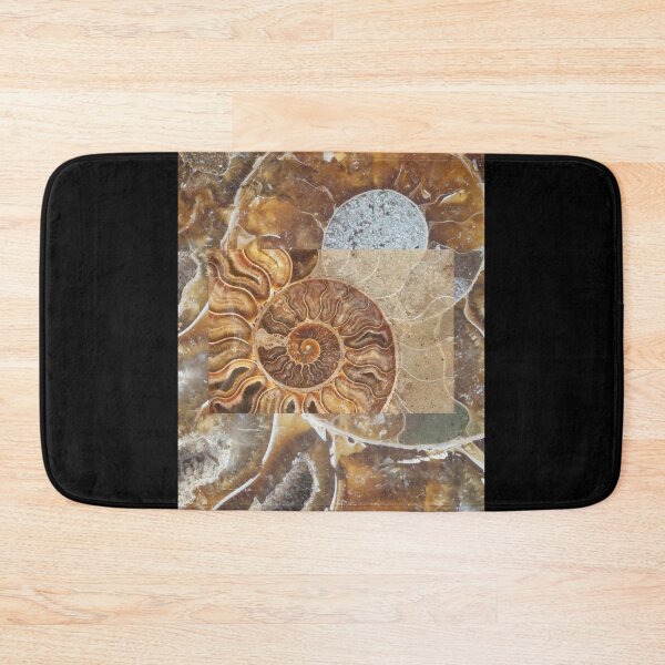 Item preview, Prehistoric Shell Fossils Montage Assemblage Color Design  designed and sold by EarthArtDesigns.