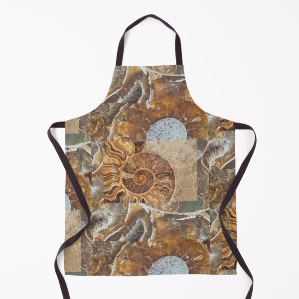 Item preview, Prehistoric Shell Fossils Montage Assemblage Color Design  designed and sold by EarthArtDesigns.