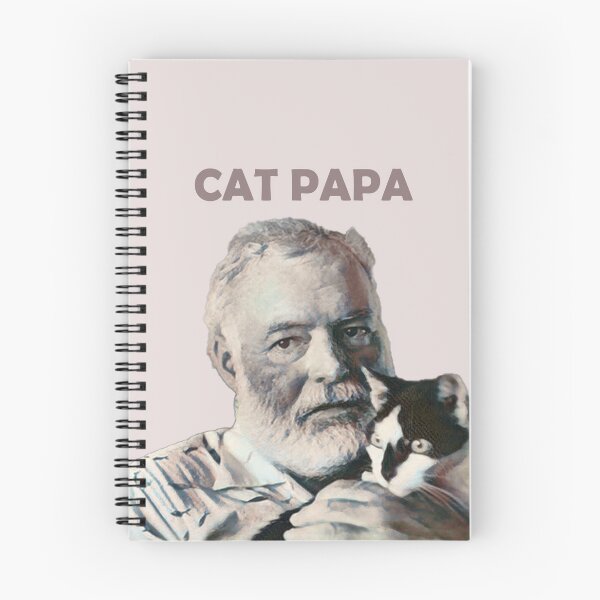 Item preview, Cat Papa: Ernest Hemingway designed and sold by planet99design.