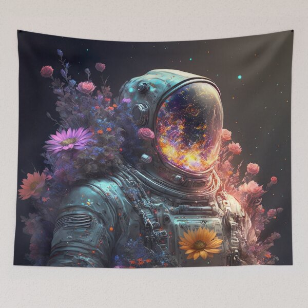 Item preview, Space suit in flowers designed and sold by MystiS.