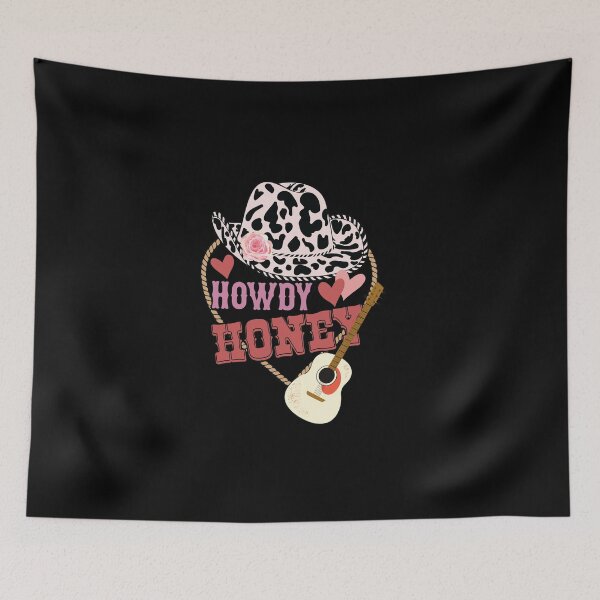 Item preview,  Cowgirl Valentine  Howdy Cowgirl loves heart Cow Girl Hat  Western Texas  designed and sold by elisarasada.