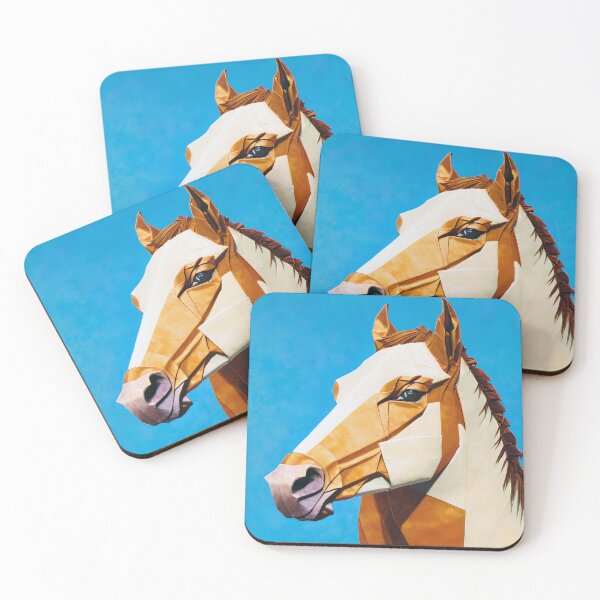 Item preview, Horse, Paper Portrait #2 designed and sold by FewBits.