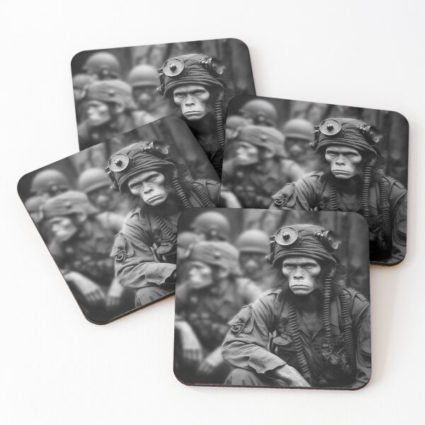 Item preview, Ape Pocalypse Now No.4 BW designed and sold by LastHighwayTees.