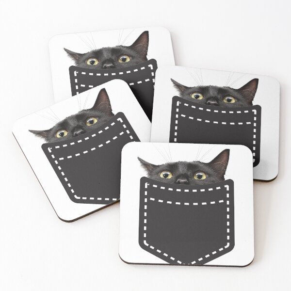 Item preview, Cat Hiding In Pocket | For Kitten Lovers designed and sold by Rikistyle.