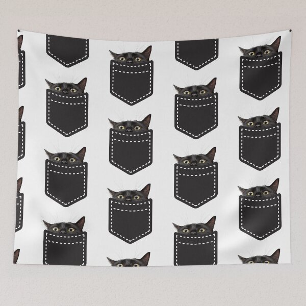 Item preview, Cat Hiding In Pocket | For Kitten Lovers designed and sold by Rikistyle.
