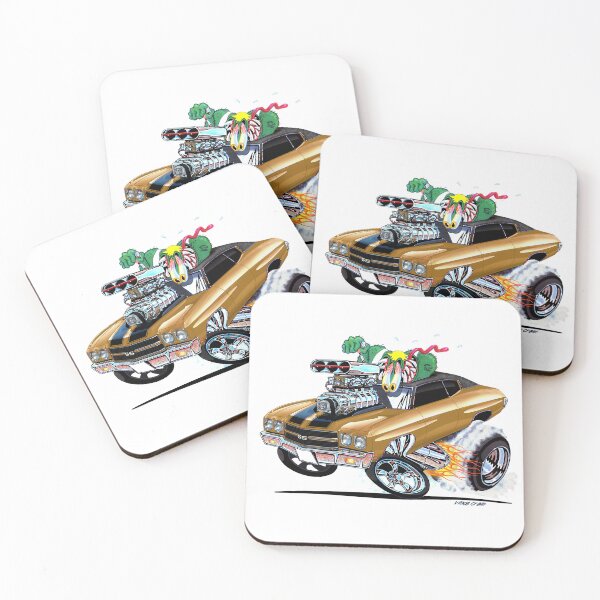 Item preview, Vince Crain MONSTER MUSCLE gold 1970 SS designed and sold by vincecrain.