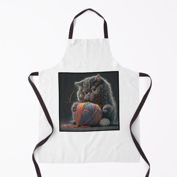 Item preview, Funny And Cute Cat With A Ball Of Wool designed and sold by LiveItNow.