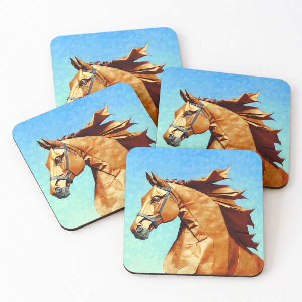 Item preview, Horse, Paper Portrait #4 designed and sold by FewBits.
