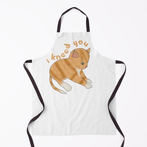 Item preview, I Kneed you (fluffy orange cat) designed and sold by Becky-Marie.