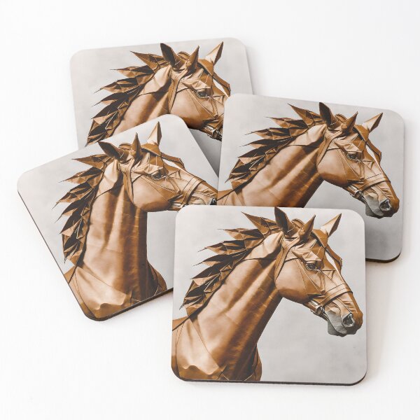 Item preview, Horse, Paper Portrait #3 designed and sold by FewBits.