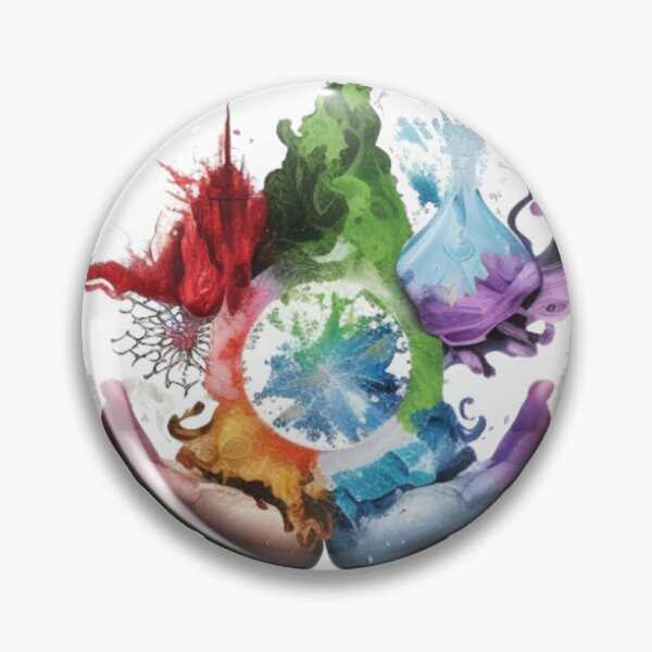 Item preview, Five Elements Abstract in My Hands designed and sold by AliensWin.