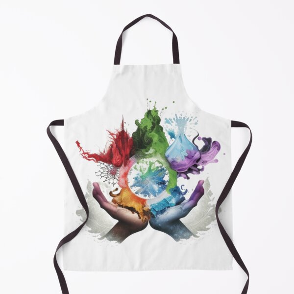 Item preview, Five Elements Abstract in My Hands designed and sold by AliensWin.