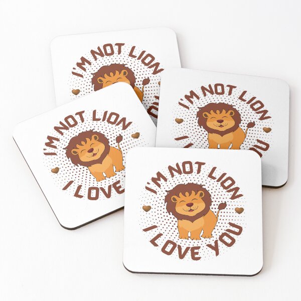 Item preview, I'M NOT LION , I LOVE YOU designed and sold by MOBASHI WORLD.