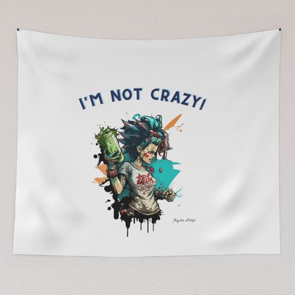 Item preview, I'm not crazy! 11 designed and sold by BayleeDesign.