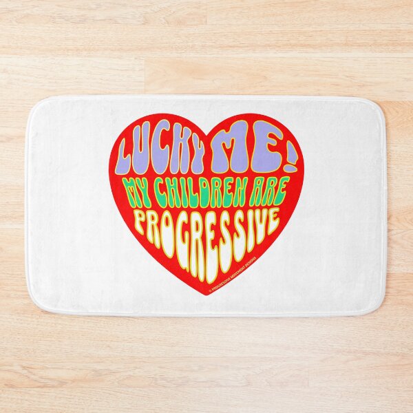 Item preview, PMD00320 Progressive Movement Designs Valentine heart funny Valentines v20 for lucky progressives with loving family or parents designed and sold by ProgressiveLeft.