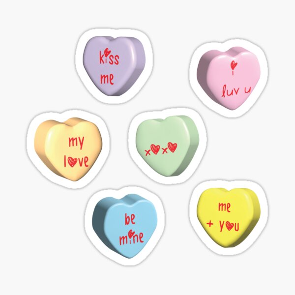 Item preview, Valentine Candy Hearts designed and sold by k8lann.