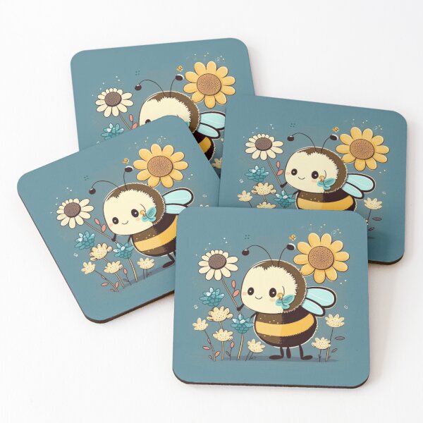 Item preview, Bee with Flowers designed and sold by TheOnlyWayno.