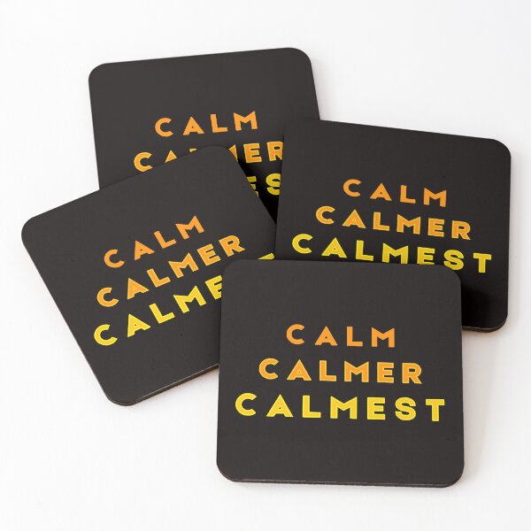 Item preview, Calm Calmer Calmest  Orange designed and sold by Tony Cisse.