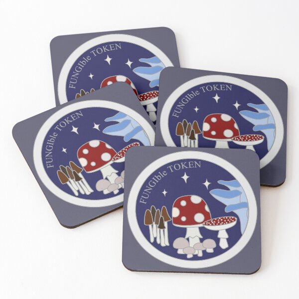 Item preview, Fungi(ble) token - colour designed and sold by chrispy doodles.