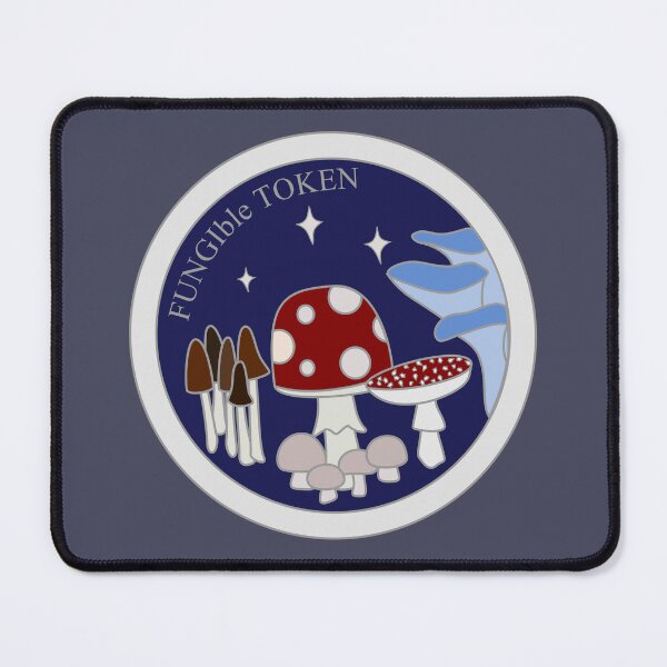 Item preview, Fungi(ble) token - colour designed and sold by chrispy doodles.