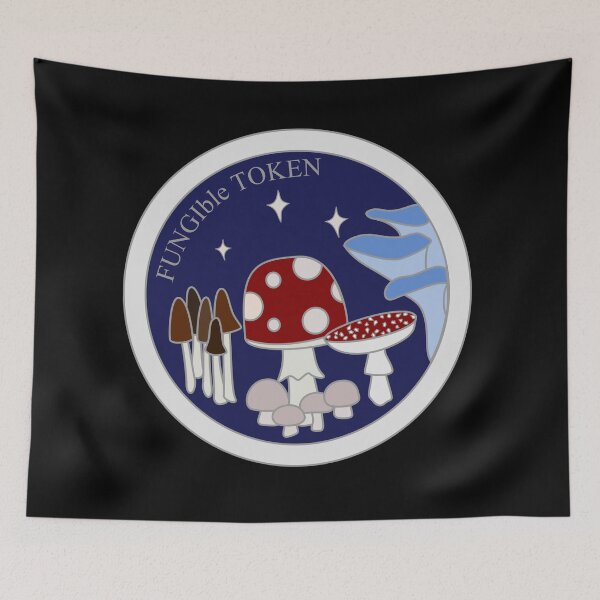 Item preview, Fungi(ble) token - colour designed and sold by chrispy doodles.