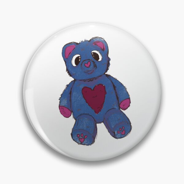 Item preview, Blue Heart Bear designed and sold by sleeppy.