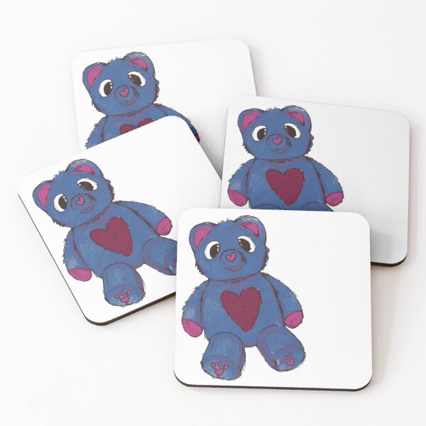 Item preview, Blue Heart Bear designed and sold by sleeppy.