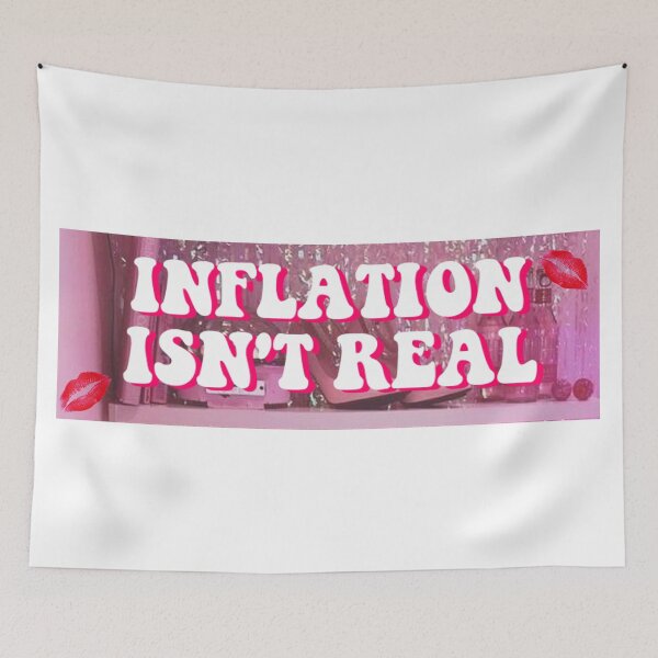 Item preview, Inflation Isn't Real Bumper designed and sold by casserolestan.