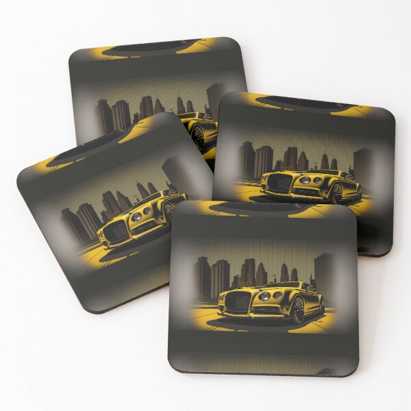 Item preview, Yellow Luxury Car  designed and sold by TheVaultArt.