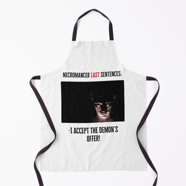 Item preview, Dungeons and Dragons Necromancer Last sentences Funny Fantasy Art 2023 concept designed and sold by Soul-Crumbs.