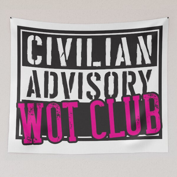 Item preview, Civilian Advisory WOT Club - Pink designed and sold by WOTclub.