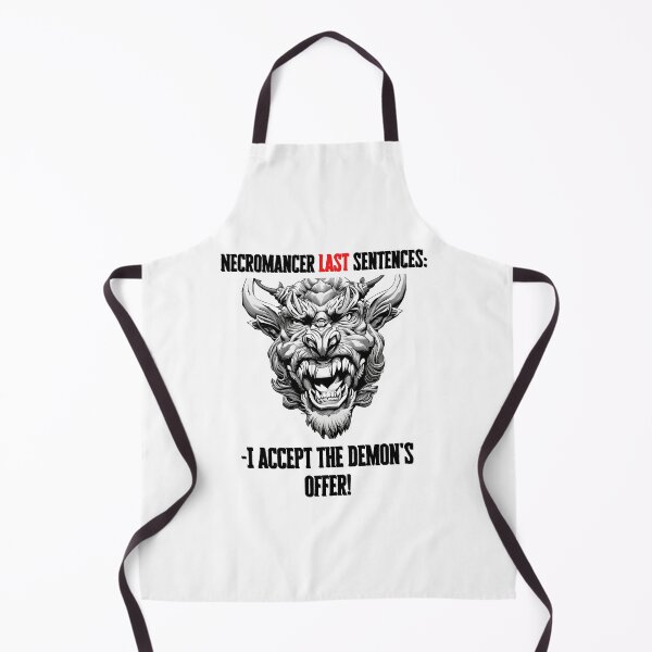 Item preview, Dungeons and Dragons Necromancer Last sentences Funny Fantasy Art 2023 concept 2 designed and sold by Soul-Crumbs.