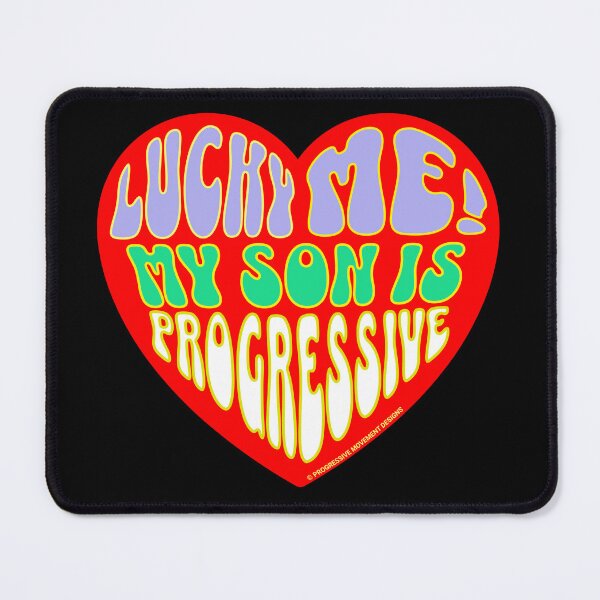 Item preview, PMD00321 Progressive Movement Designs Valentine heart funny Valentines v21 for lucky progressives with loving family or parents designed and sold by ProgressiveLeft.