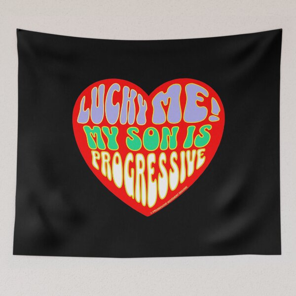 Item preview, PMD00321 Progressive Movement Designs Valentine heart funny Valentines v21 for lucky progressives with loving family or parents designed and sold by ProgressiveLeft.