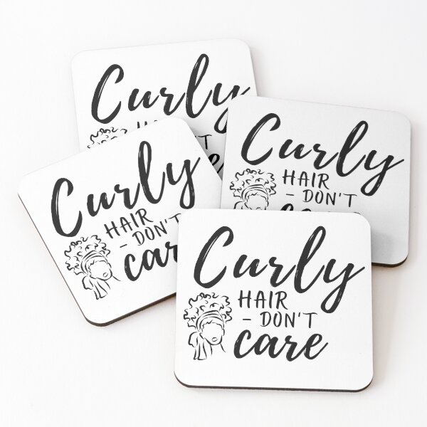 Item preview, Curly Hair - Don't Care (Scarf) designed and sold by Curly-Cuties.