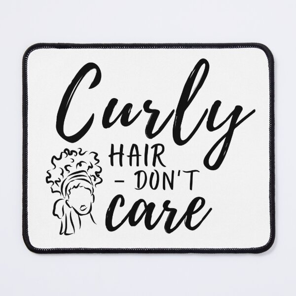 Item preview, Curly Hair - Don't Care (Scarf) designed and sold by Curly-Cuties.