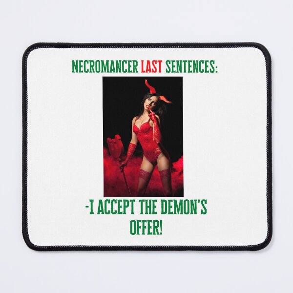 Item preview, Dungeons and Dragons Necromancer Last sentences Funny Fantasy Art 2023 concept 3 designed and sold by Soul-Crumbs.