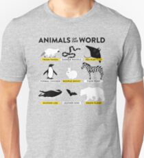 Animals of the world Unisex T-Shirt