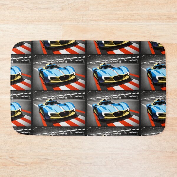 Item preview, Blue Race Car  designed and sold by TheVaultArt.