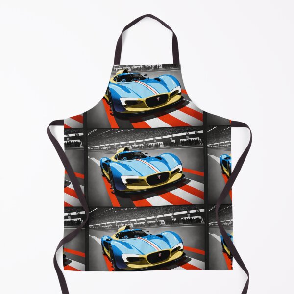 Item preview, Blue Race Car designed and sold by TheVaultArt.