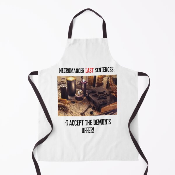 Item preview, Dungeons and Dragons Necromancer Last sentences Funny Fantasy Art 2023 concept 4 designed and sold by Soul-Crumbs.