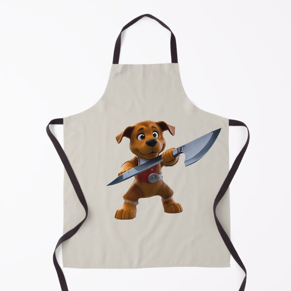 Item preview, Dog with knife designed and sold by Mebbotai.