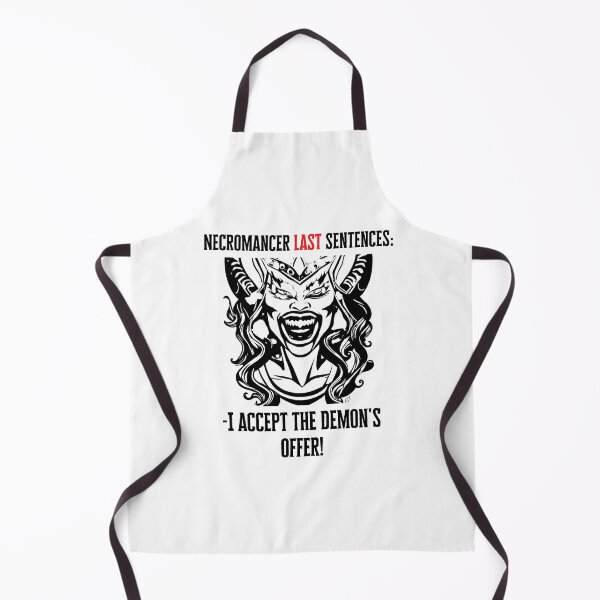Item preview, Dungeons and Dragons Necromancer Last sentences Funny Fantasy Art 2023 concept 6 designed and sold by Soul-Crumbs.