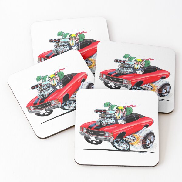 Item preview, Vince Crain MONSTER MUSCLE red 1971 SS designed and sold by vincecrain.
