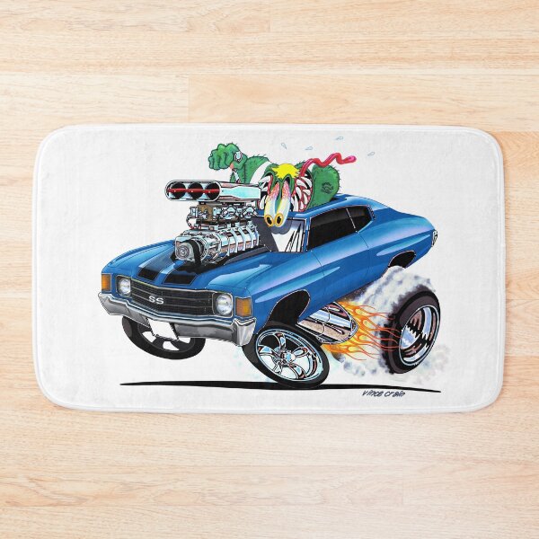 Item preview, Vince Crain MONSTER MUSCLE blue 1972 SS designed and sold by vincecrain.