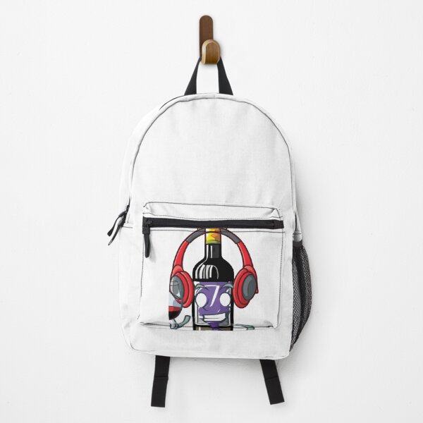 Item preview, A comic book cover of a wine's bottle wearing headphones designed and sold by LiedevinArt.