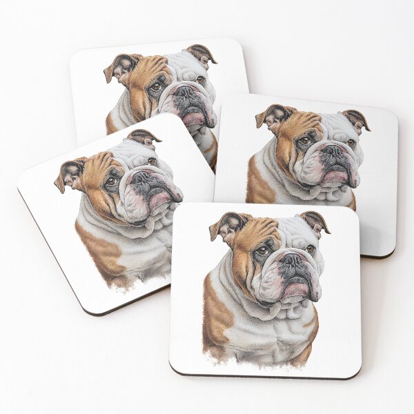 Item preview, Bulldog Bravado Illustration designed and sold by AdaRecordShop.