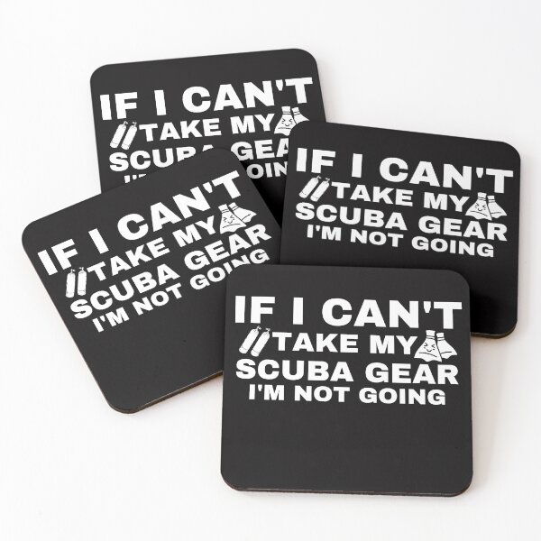 Item preview, If I Can't Take My scuba diving gear Im Not Going funny scuba diving gift idea for  designed and sold by Live  Today.