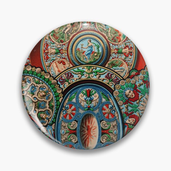Item preview, patrón renacentista. Mejorado digitalmente de nuestra propia edición original de 1888 de L'ornement Polychrome de Albert Racine (1825–1893). designed and sold by Falkistent.